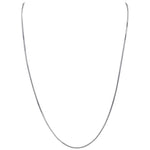 Solid Italian 925 Sterling Silver Diamond-Cut Snake Chain Necklace